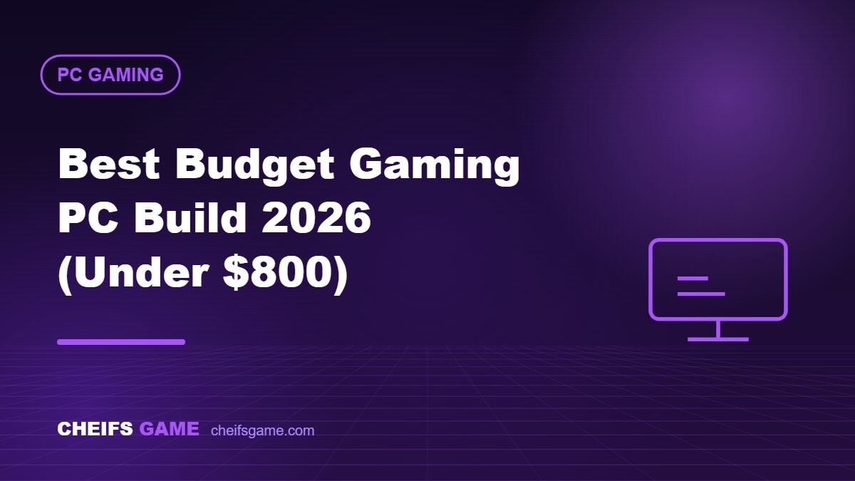 Best budget gaming PC build 2026 by Cheifs Game
